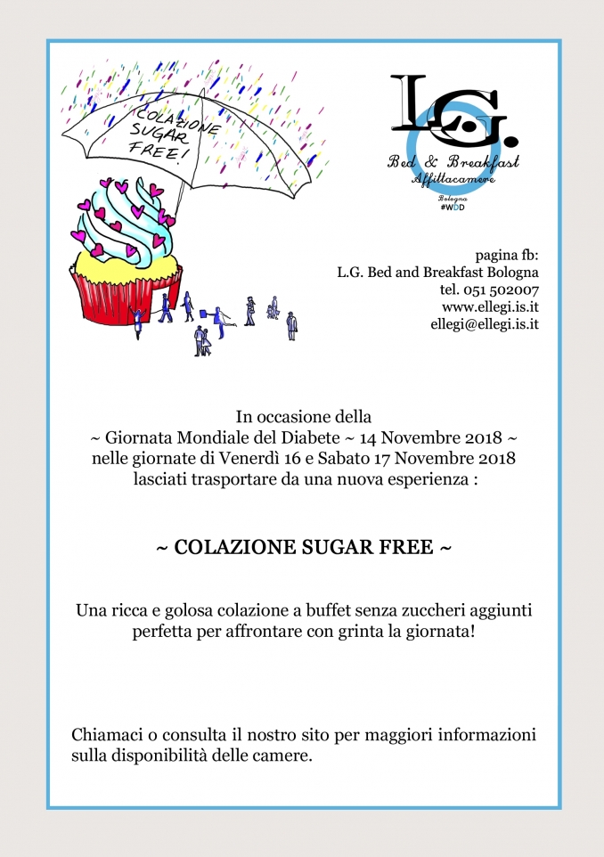 GIORNATA MONDIALE DEL DIABETE ~ 14 NOVEMBRE 2018 - Bed and Breakfast L. G.